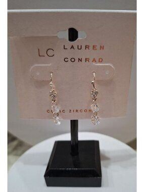 NWT Lauren Conrad Cubic Zirconia Drop Earrings